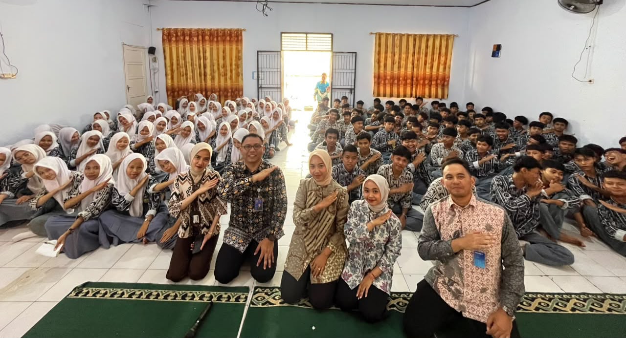 Bank Banten Kantor Cabang Khusus (KCK) Rangkasbitung menggelar kegiatan edukasi keuangan melalui kolaborasi dengan SMAN 1 Kalanganyar, Kabupaten Lebak.(Istimewa)