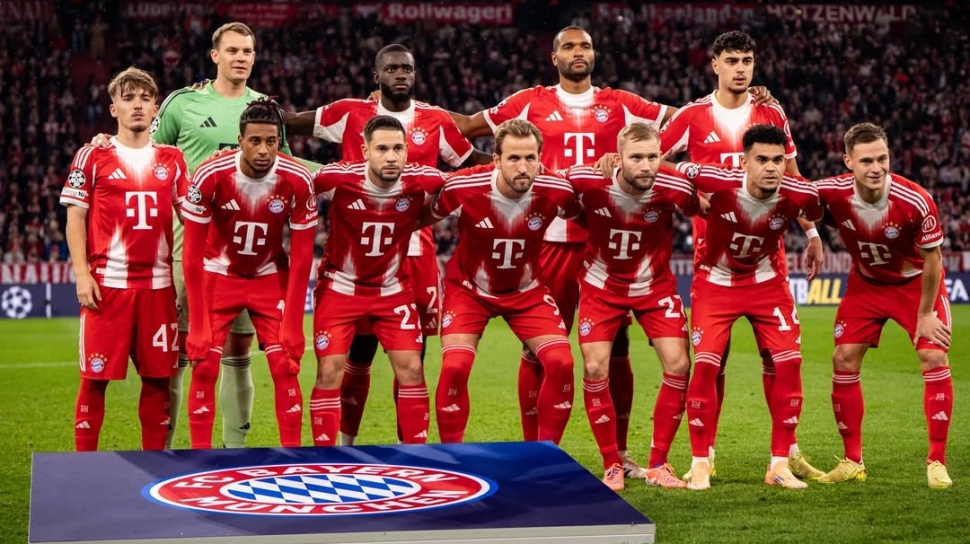 Skuad Bayern Muenchen. Foto : Ist