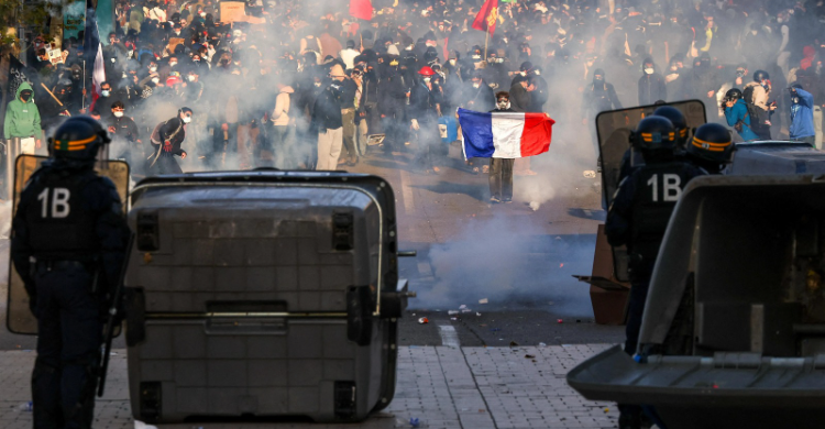 Demo di Prancis. Foto : Ist