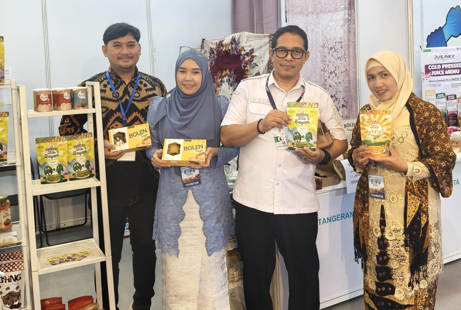 Puluhan produk IKM Tangsel dipromosikan dalam ajang Trade Expo Indonesia (TEI) 2026 di ICE BSD, Kabupaten Tangerang, Kamis (15/10/2026). Ist)