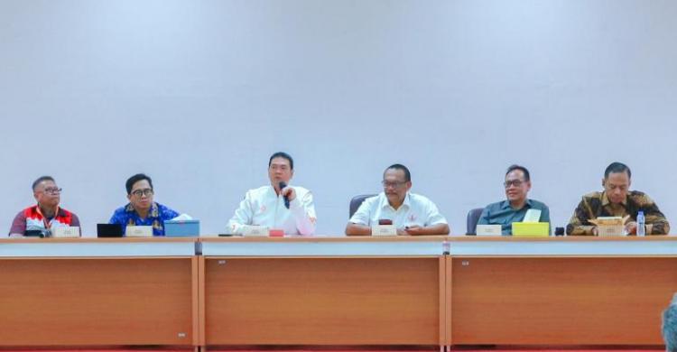 Konferensi pers PON Pantai 21–27 November 2026 di kawasan wisata Ancol, Jakarta Utara. Foto : Ist