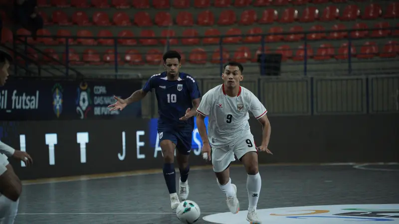 Timnas Futsal Indonesia vs Tanjung Verde. Foto : Ist