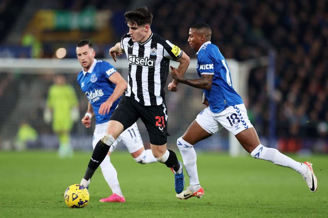 Laga Everton vs Newcastle United. Foto : Ist