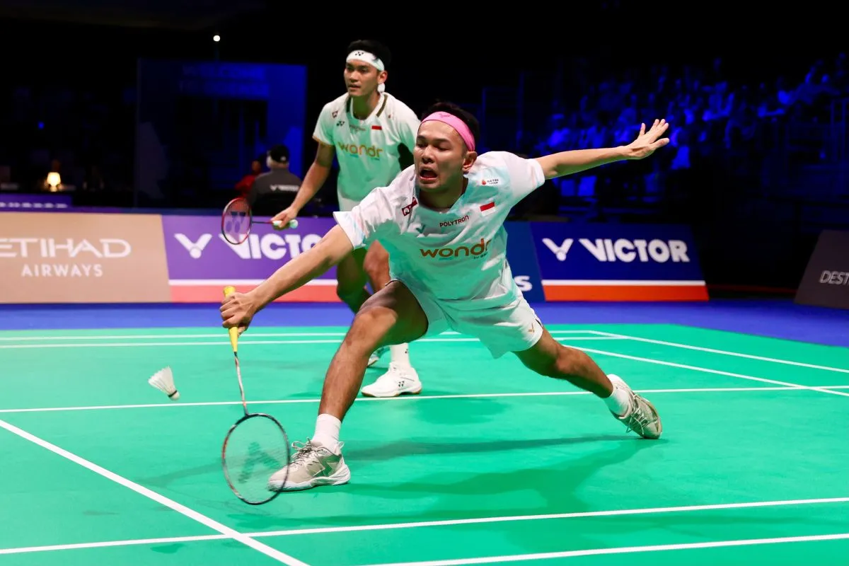 Ganda putra Fajar/Fikri tembus Semifinal Denmark Open 2026. Foto : Ist
