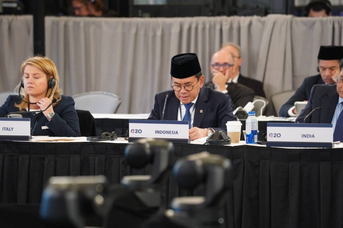 Mendag Budi Santoso ketika mengikuti Sidang G20 Trade Ministers’ Meeting yang digelar di Milwaukee, Wisconsin, Amerika Serikat. Foto : Ist