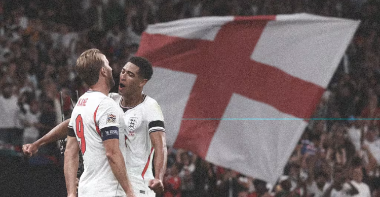 Bomber Timnas Harry Kane dan Jude Bellingham. Foto : Ist
