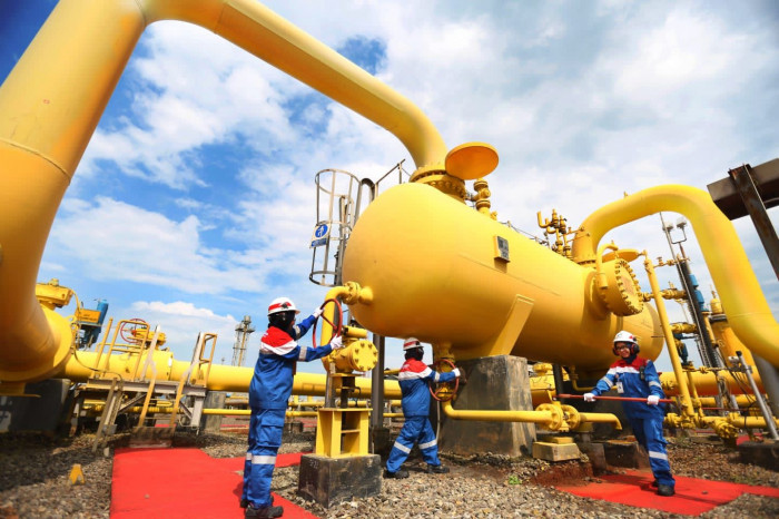Instalasi gas Pertamina. Foto : Ist
