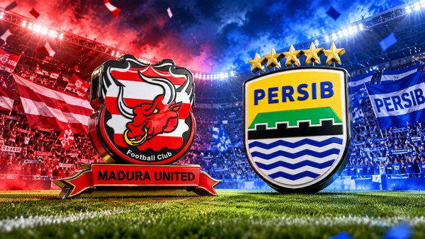 Laga Madura United vs Persib ada tersaji Kamis (22/10/2026). Foto : Ist