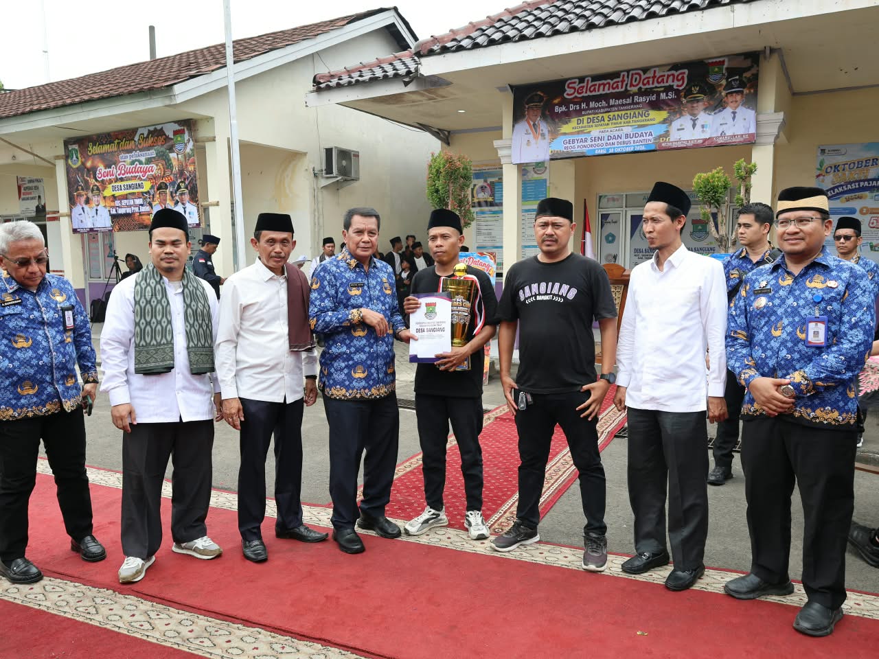 Bupati Tangerang Moch. Maesyal Rasyid membuka Gebyar Seni Budaya Reog Ponorogo dan Debus Banten. Foto : Humas Kab. Tangerang