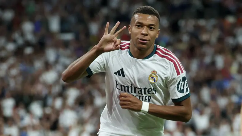 Bomber Real Madrid Kylian Mbappe. Foto : Ist