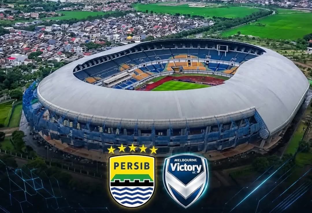 Laga Persib vs Melbourne Victory akan tersaji di Jalak Harupat, Kabupaten Bandung, Rabu (28/10/2026), pukul 19.15 WIB. Foto : Ist