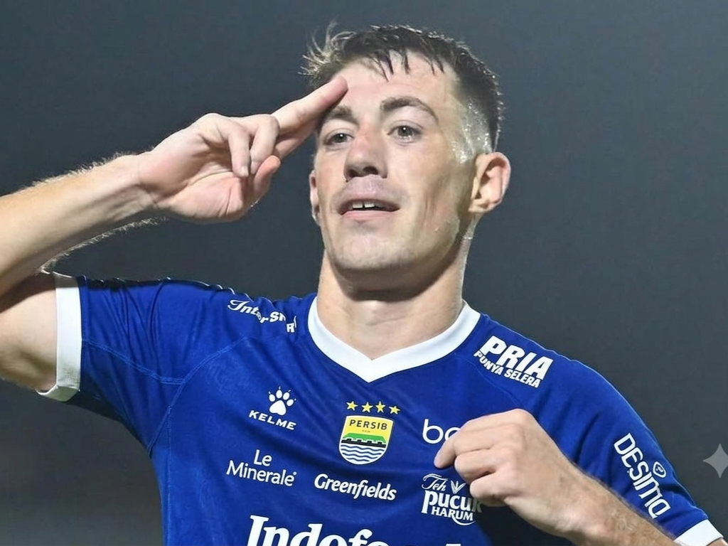 Winger Persib Mariano Peralta. Foto : Ist
