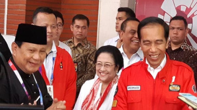 Pertemuan Jokowi, Megawati dan Presiden Prabowo di tahun 2019. Foto : Ist