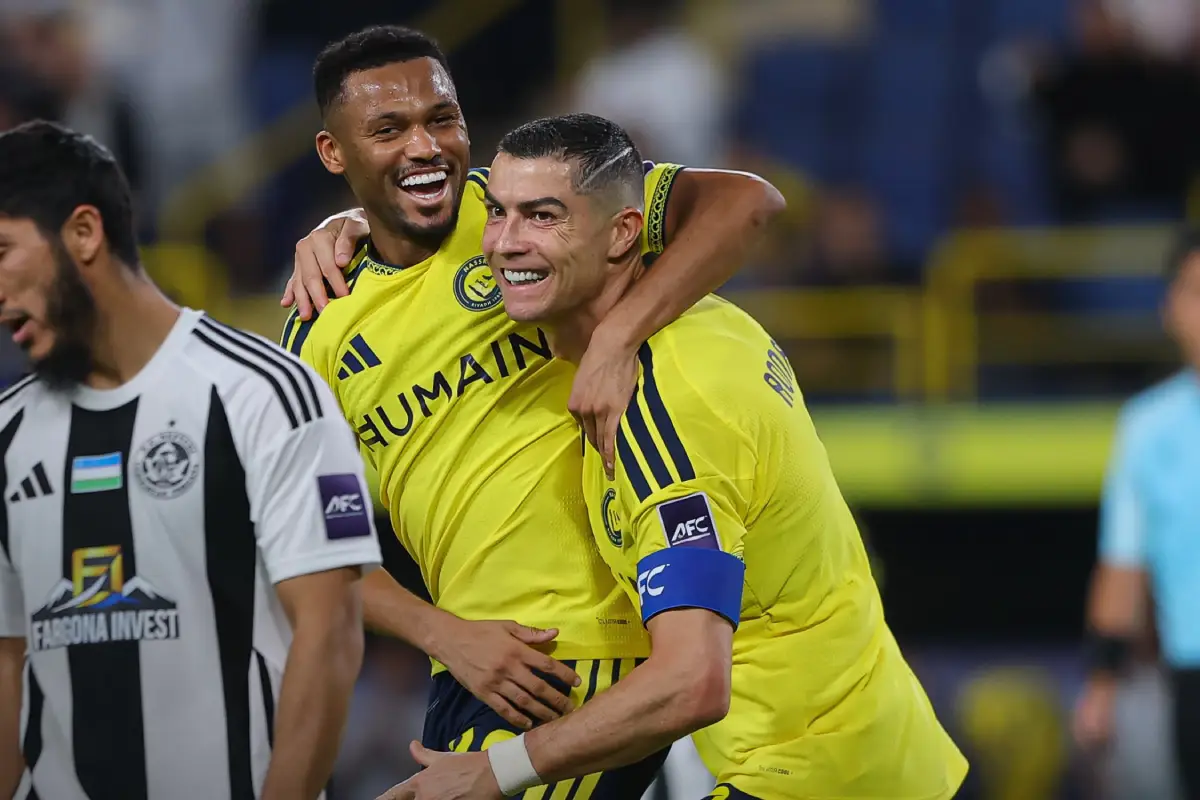 Selebrasi Ronaldo usai cetak gol yang ke 981. Foto : Ist