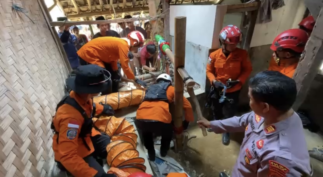 Warga Malingping Tewas Tertibun Longsor Di Dalam Sumur