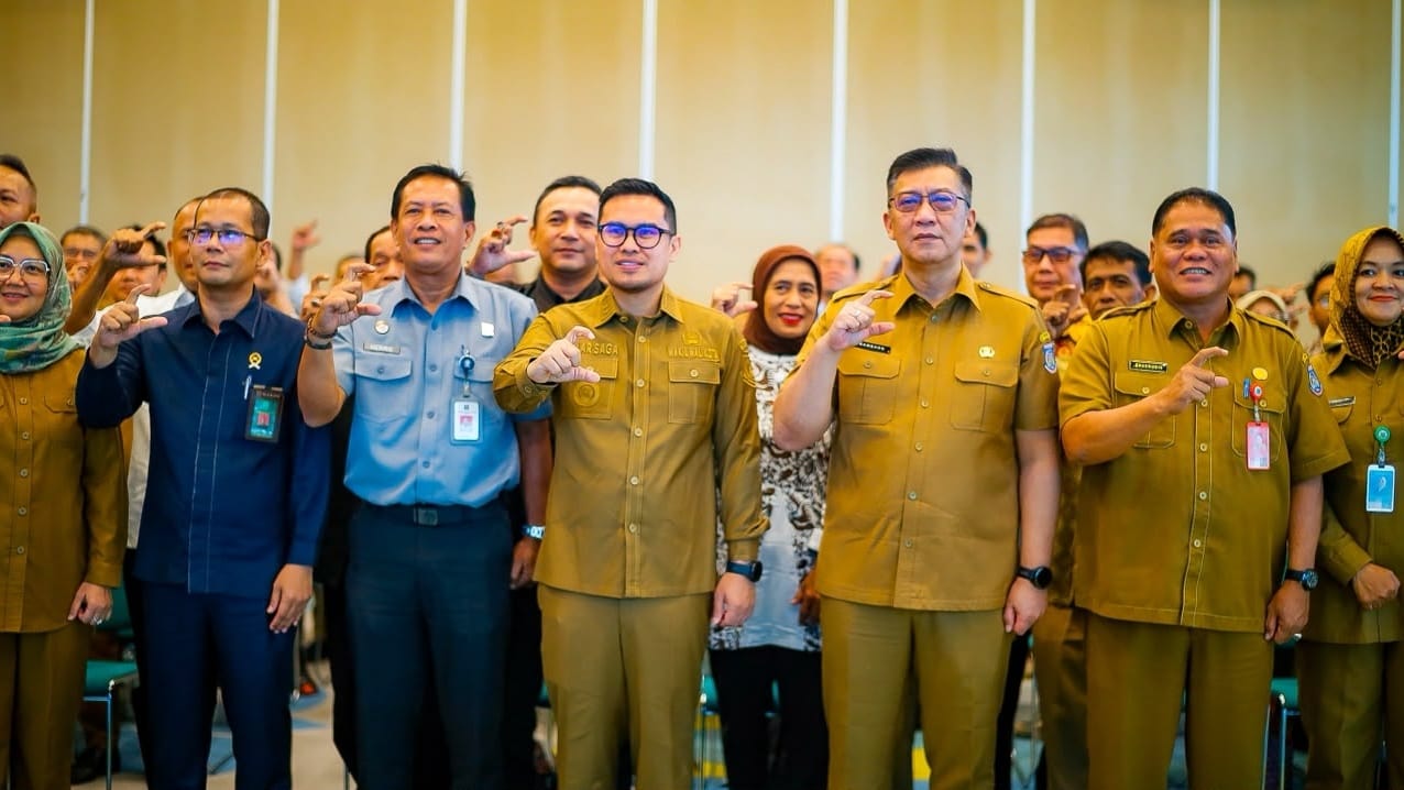 HUKUM. Pemkot Tangsel melakukan penguatan kapasitas paralegal di tingkat kelurahan.