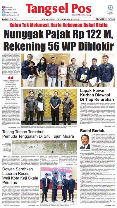 EPaper Edisi Rabu, 21 Juni 2023 - Tangselpos.id