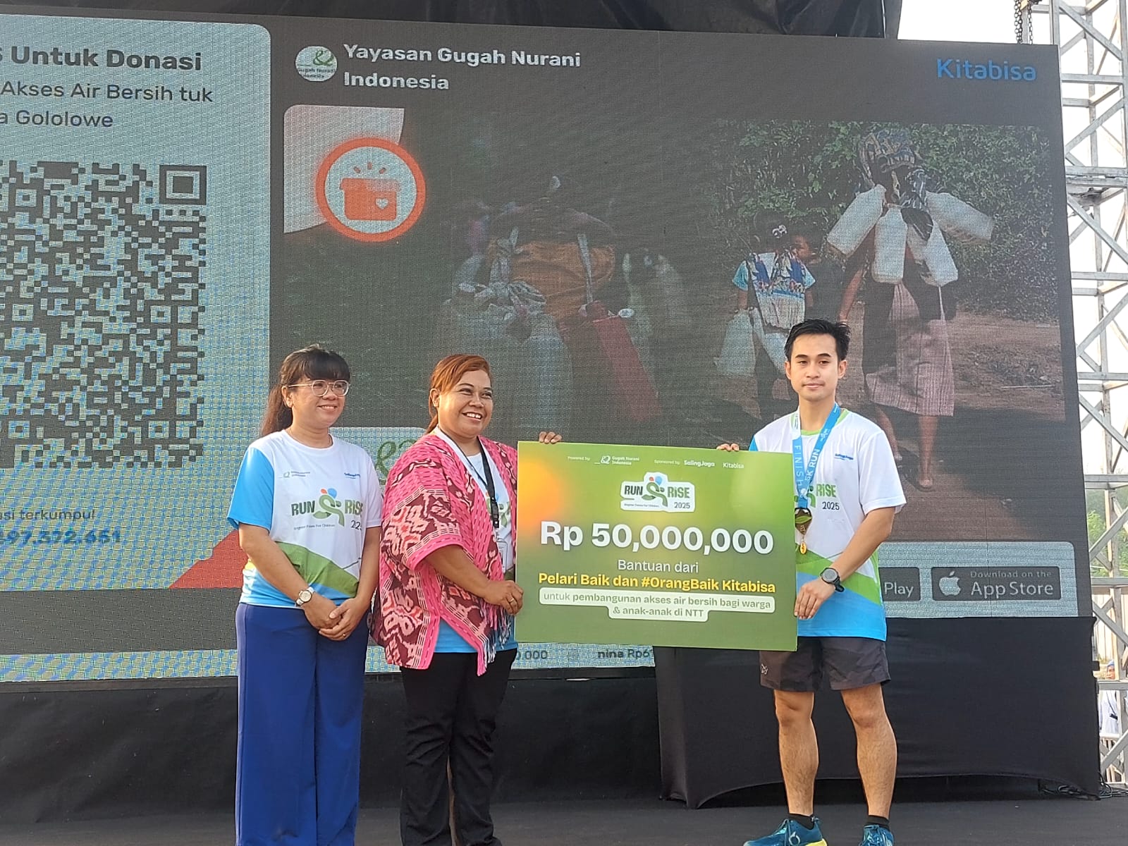 Run & Rise 2025: Brighter Future for Children yang digelar di Aviary Park Bintaro, Tangerang Selatan, Minggu (27/7). (tangselpos.id/rmn)