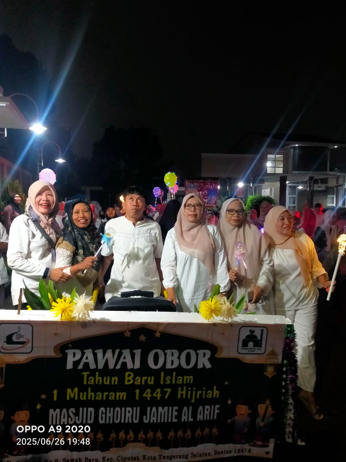 Kemeriahan Tahun Baru Islam 1 Muharam 1447 Hijriah di Ciputat. (tangselpos.id/ay)