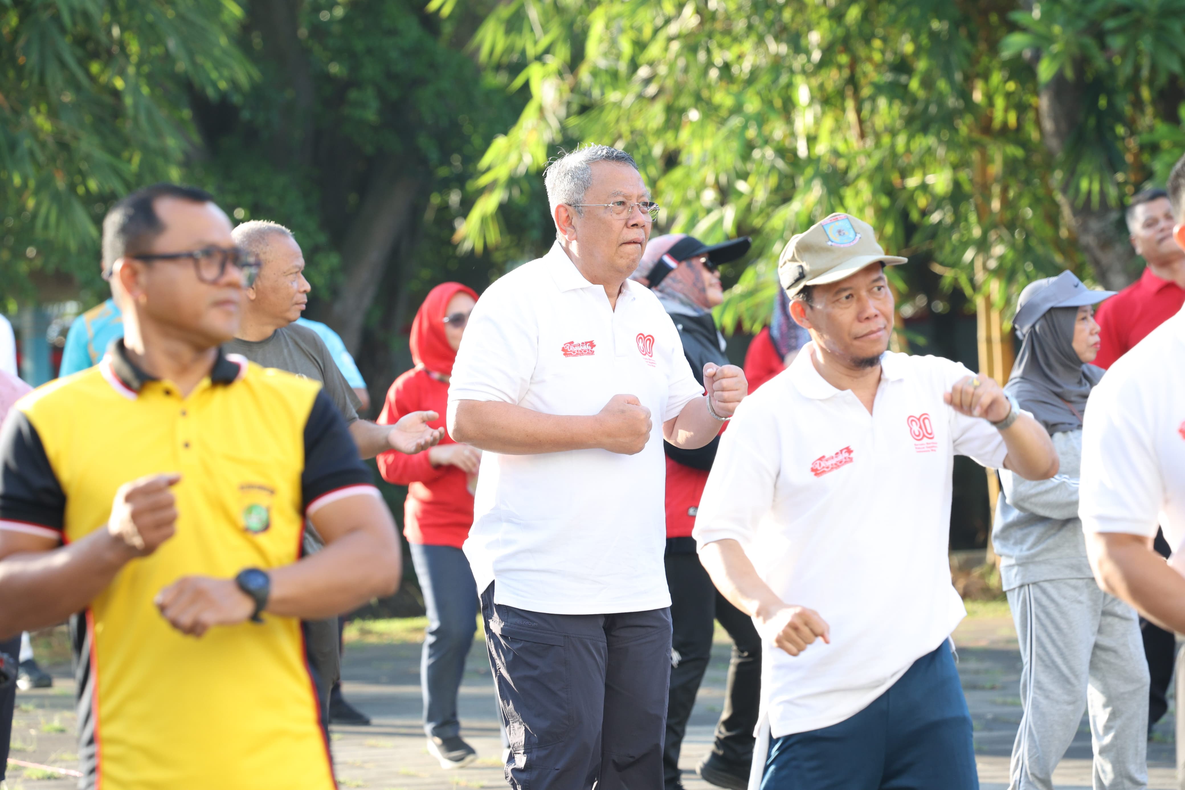 Rangkaian lomba HUT ke-80 RI yang digelar Pemkot Tangsel, Jumat (15/8/2025). (tangselpos.id/irm)