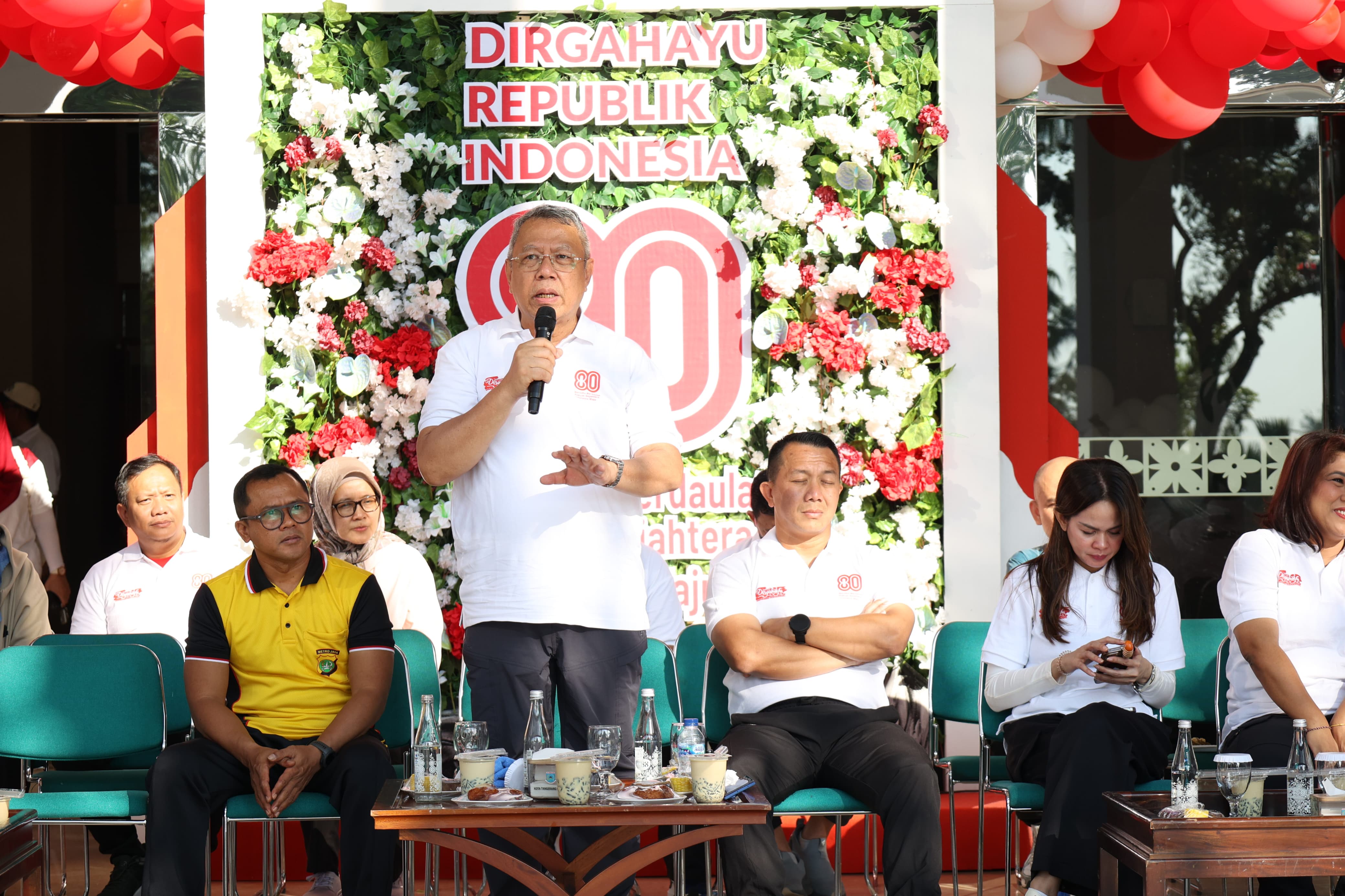 Rangkaian lomba HUT ke-80 RI yang digelar Pemkot Tangsel, Jumat (15/8/2025). (tangselpos.id/irm)
