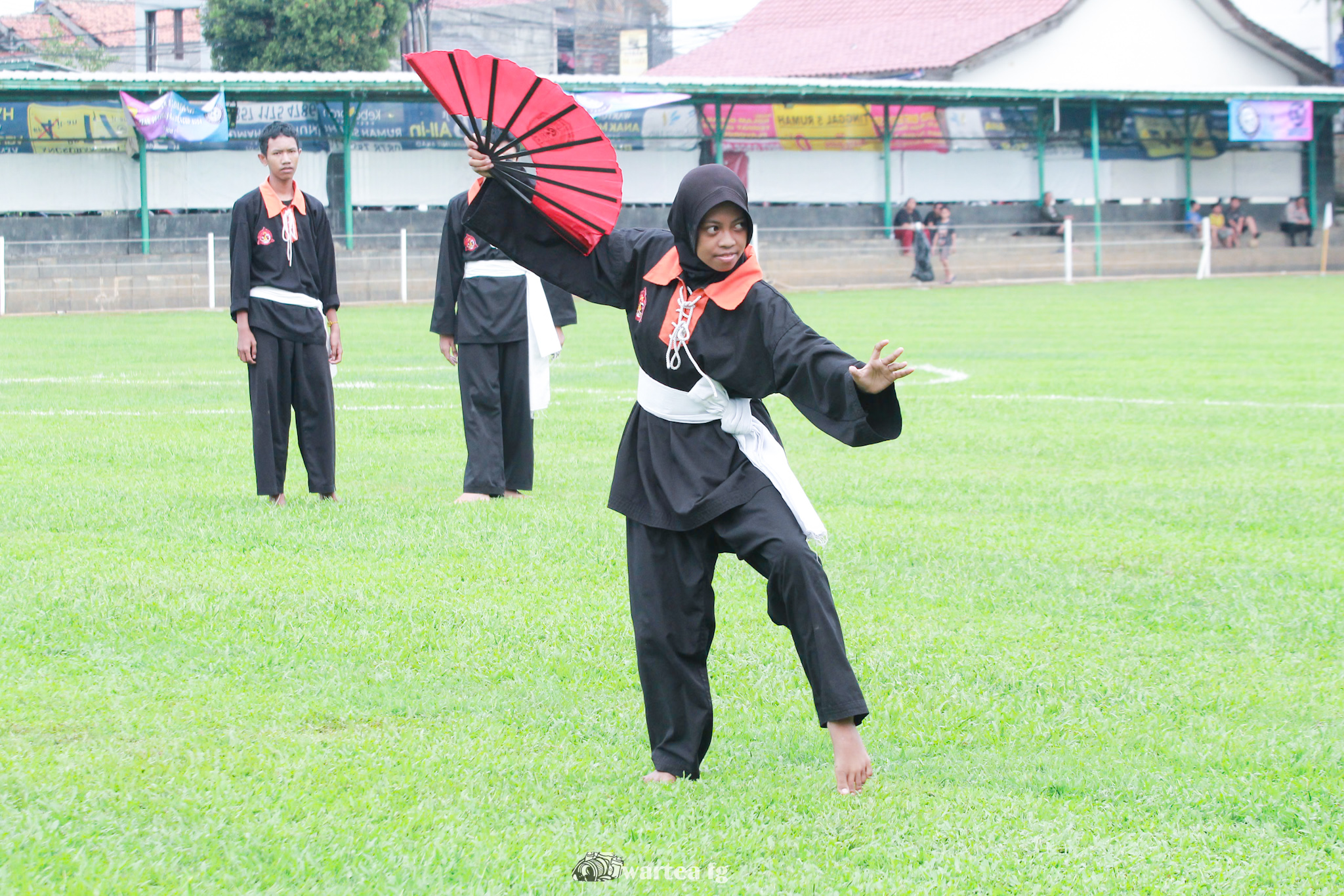 Wakil Wali Kota Tangsel, Pilar Saga Ichsan membuka Pakujaya Cup ke IX 2024, di Stadion Mini Pakujaya, Kelurahan Pakujaya, Kecamatan Serpong Utara, Minggu (28/4/2024) sore.