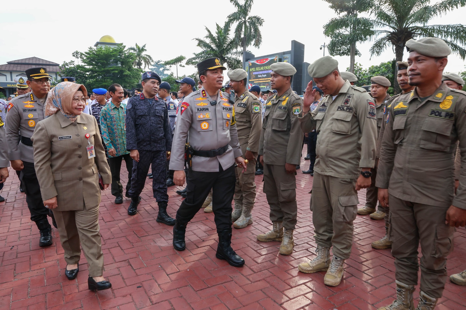 Polda Banten Gelar Pasukan Operasi Lilin Maung 2023. (Ist)