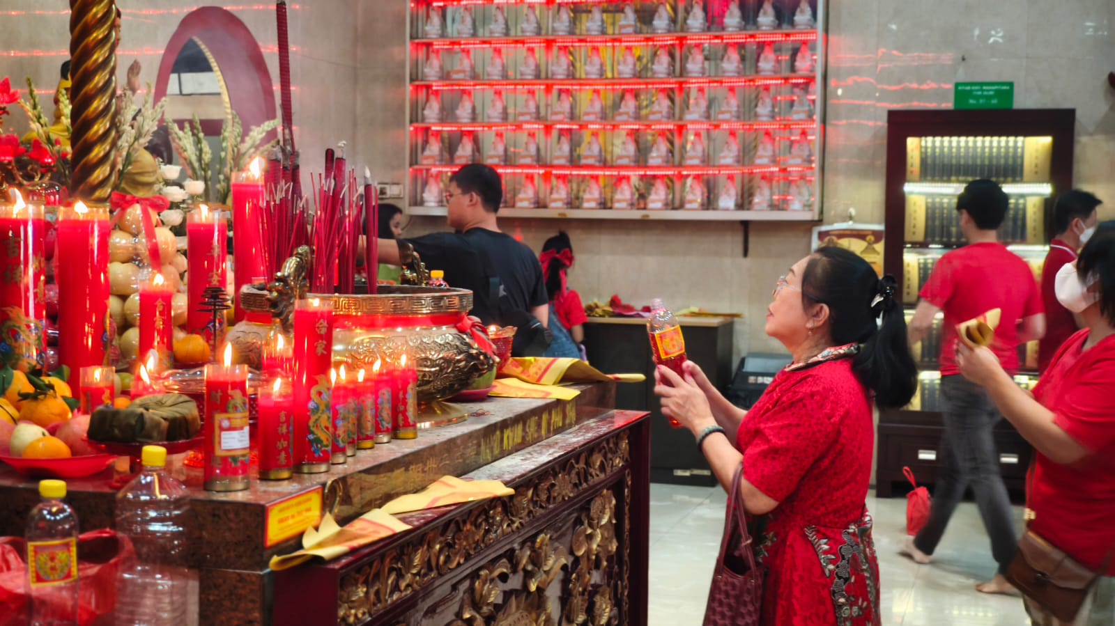 Vihara Kwan In Thang di Jalan Pondok Cabe Raya, Pondok Cabe Udik, Pamulang, Kota Tangerang Selatan, Rabu (29/1/2025).