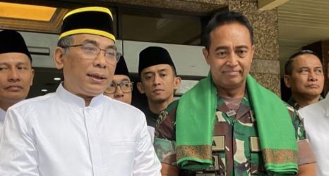 Panglima TNI bertemu Ketua Umum PBNU. Foto : Istimewa