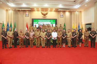 Penandatanganan Pakta Integritas di Pendopo Gubernur Banten, KP3B Curug, Kota Serang, Jum'at (24/6/2022). (Dok. Humas Pemprov Banten)