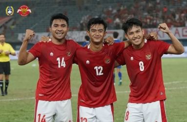 Timnas Indonesia berhasil  lolos ke Piala Asia setelah mencukur Nepal. (Ist)