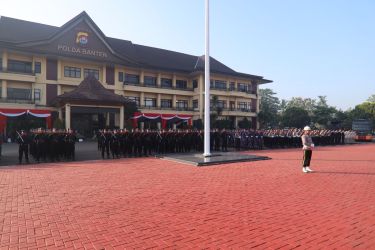 Polda Banten Gelar Upacara Hari Bhayangkara ke-76. (Dok. Humas Polda Banten)