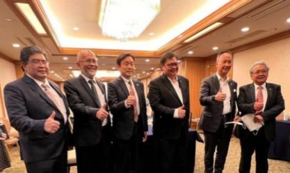 Delegasi Indonesia saat bertemu CEO TMC di Jepang. (Ist)