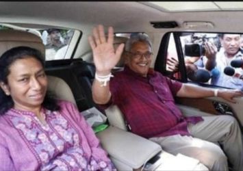 Mantan Presiden Sri Lanka Gotabaya Rajapaksa bersama Istri sekarang tinggal sementara di Thailand. (Ist)