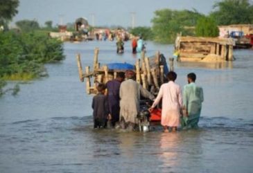 Wilayah Pakistan yang terdampak banjir. (Ist)