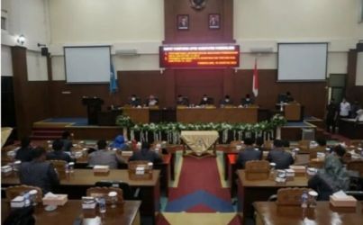 Sidang DPRD Kabupaten Tangerang. (Ist)