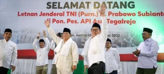 Prabowo Subianto dan Muhaimin Iskandar. (Ist)