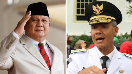 Probowo Subianto dan Ganjar Pranowo. (Ist)