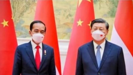 Presiden Jokowi bersama Presiden China Xi Jinping. (Ist)