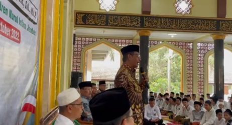 Menko Polhukam Mahfud MD pada acara kuliah umum di Universitas Jember, Jawa Timur. (Ist)