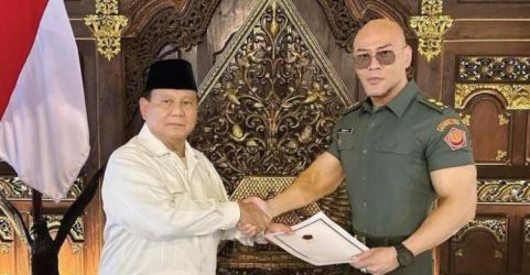 Menteri Pertahanan Prabowo Subianto dan Deddy Corbozier. (Ist)