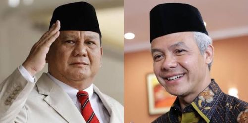 Ketum Gerindra Prabowo Subianto dan Ganjar Pranowo. (Ist)
