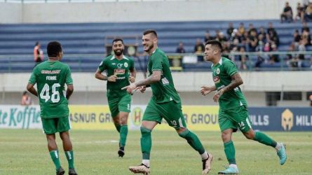 Selebrasi pemain PSS Sleman. (Ist)