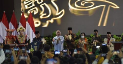 Presiden Jokowi pada pembukaan Muktamar XVIII Pemuda Muhammadiyah. (Foto : Setpres)