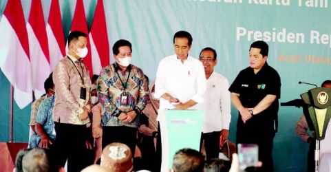 Presiden Jokowi saat kunjungan ke Aceh. (Ist)