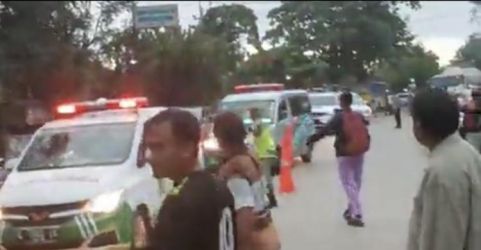 Mobil jenazah telah tiba di Sragen, Jawa Tengah
