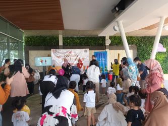 Kegiatan pra-event Indonesia Child and Mother Expo (ICARE) di Novotel Tangerang, Minggu (19/03/23). (tangselpos.id/lim)