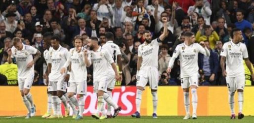 Selebrasi tim Real Madrid usai menang atas Chelsea. Foto : Ist