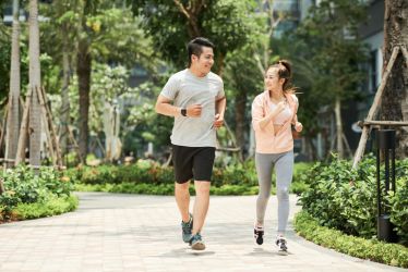 Jogging salah satu cara menjaga kesehatan. Foto ; Ist