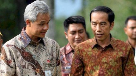 Ganjar Pranowo dan Jokowi.  Foto : Setpres